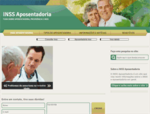 Tablet Screenshot of inssaposentadoria.com